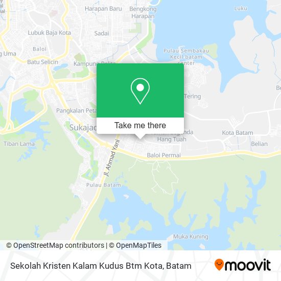 Sekolah Kristen Kalam Kudus Btm Kota map