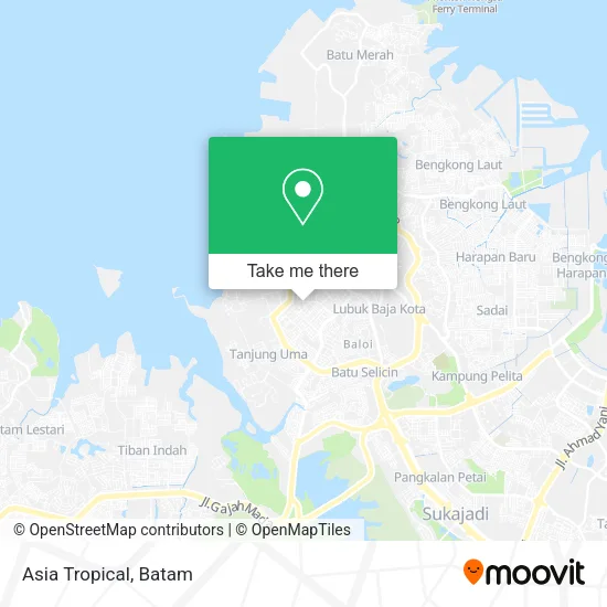 Asia Tropical map