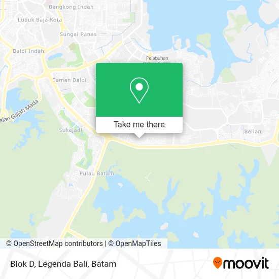 Blok D, Legenda Bali map