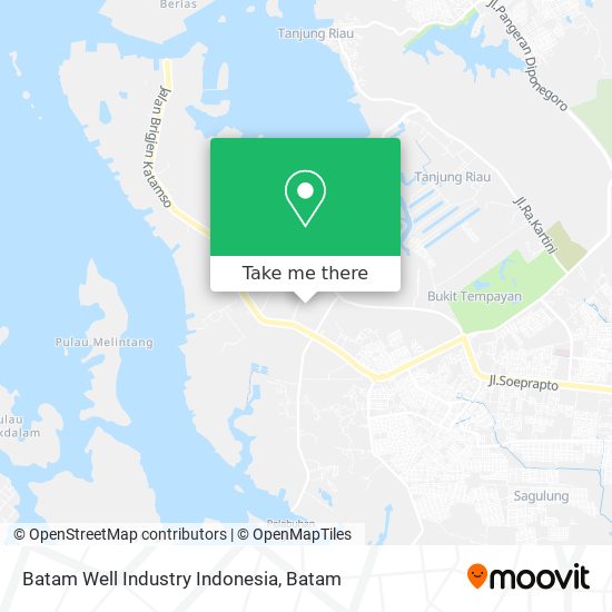 Batam Well Industry Indonesia map