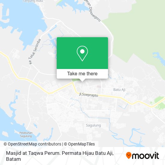Masjid at Taqwa Perum. Permata Hijau Batu Aji map
