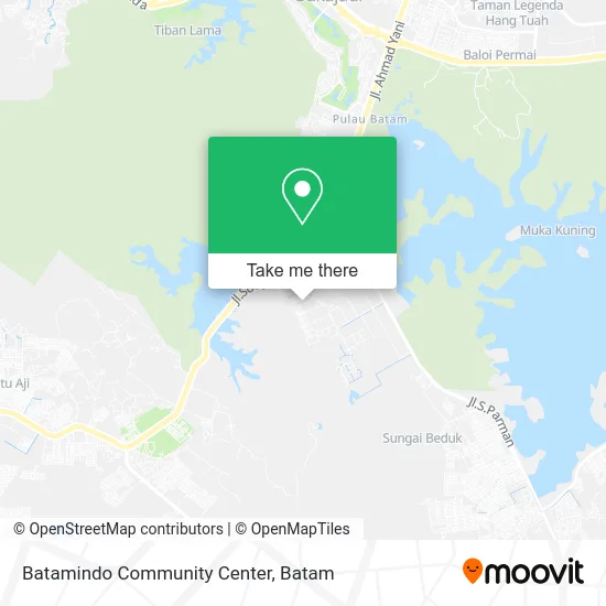 Batamindo Community Center map