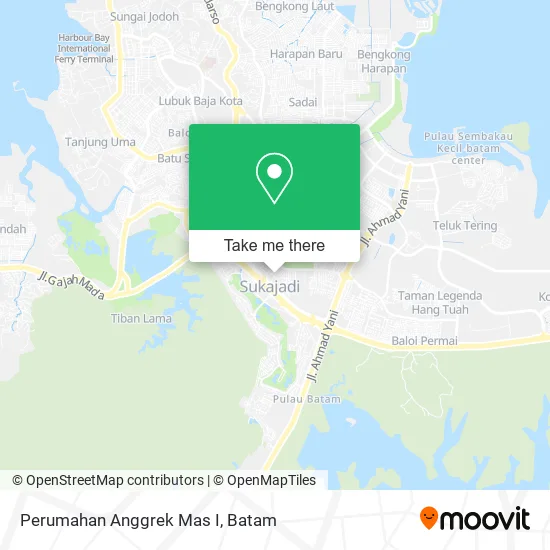 Perumahan Anggrek Mas I map