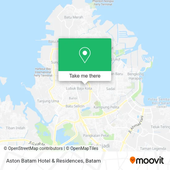 Aston Batam Hotel & Residences map