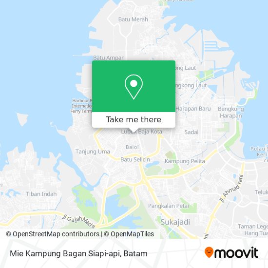 Mie Kampung Bagan Siapi-api map