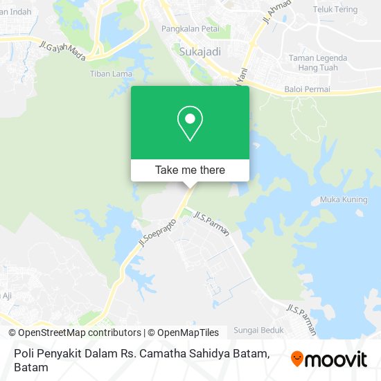 Poli Penyakit Dalam Rs. Camatha Sahidya Batam map