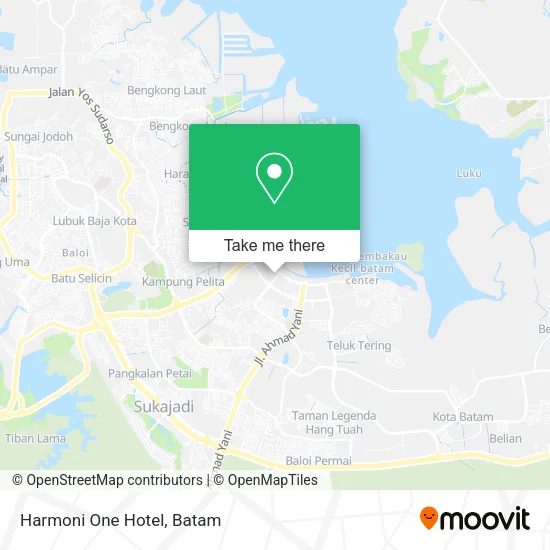 Harmoni One Hotel map