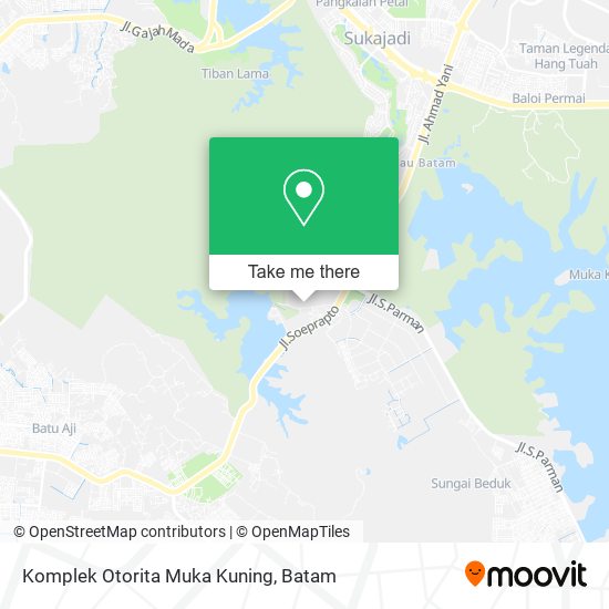 Komplek Otorita Muka Kuning map