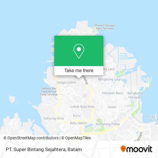 PT. Super Bintang Sejahtera map