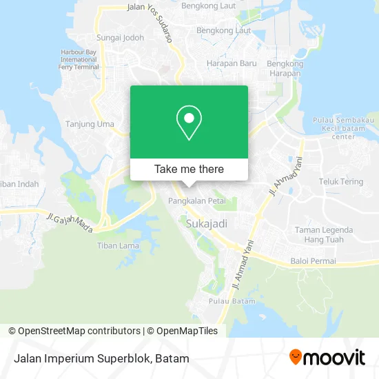 Jalan Imperium Superblok map