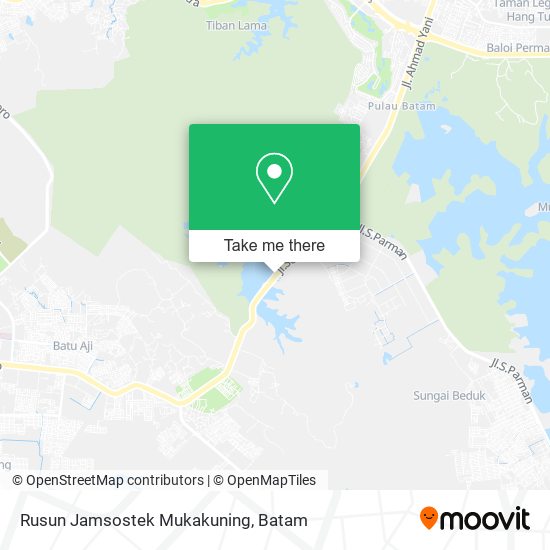 Rusun Jamsostek Mukakuning map