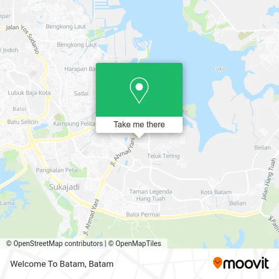 Welcome To Batam map