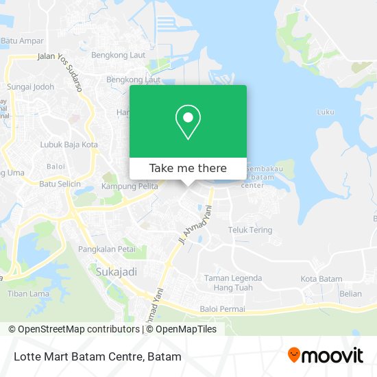 Lotte Mart Batam Centre map