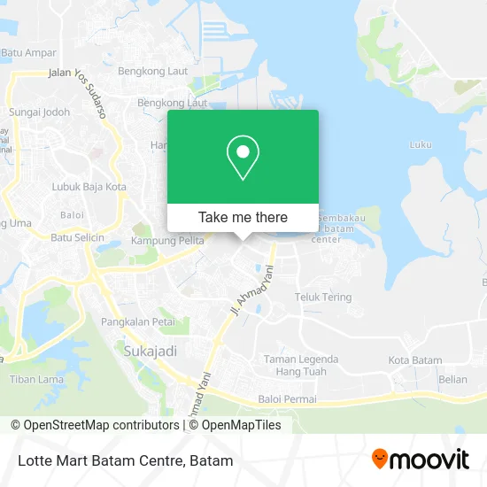 Lotte Mart Batam Centre map