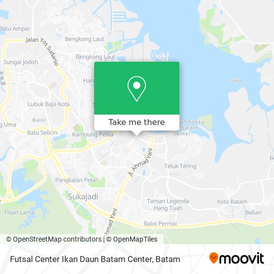 Futsal Center Ikan Daun Batam Center map