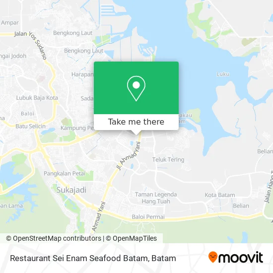 Restaurant Sei Enam Seafood Batam map