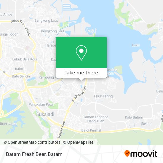 Batam Fresh Beer map