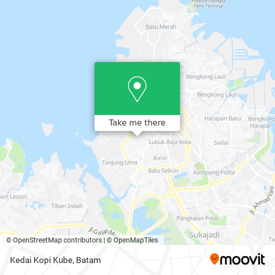 Kedai Kopi Kube map