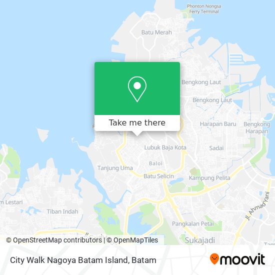 City Walk Nagoya Batam Island map