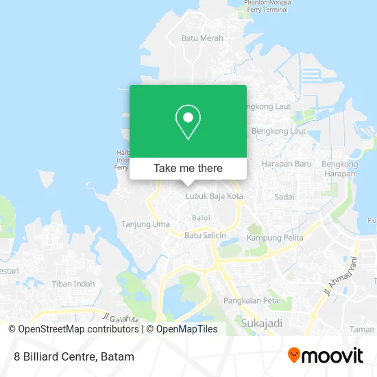 8 Billiard Centre map
