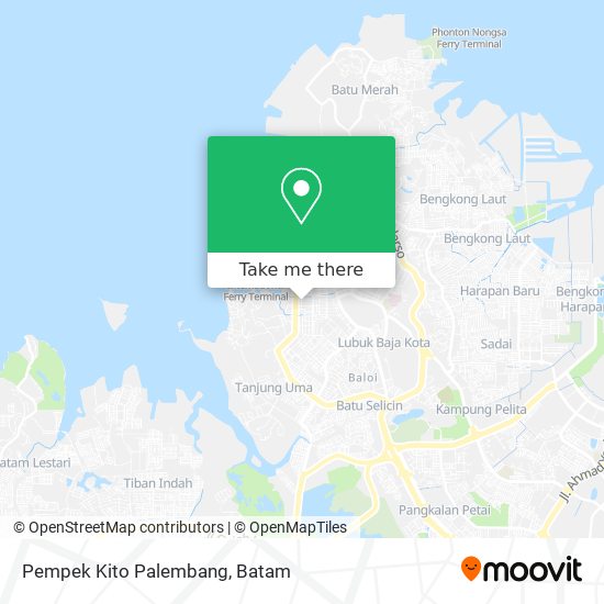 Pempek Kito Palembang map