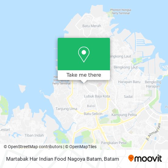 Martabak Har Indian Food Nagoya Batam map