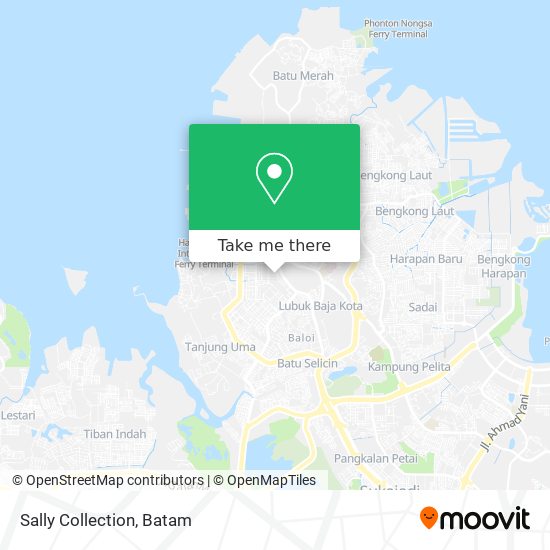 Sally Collection map