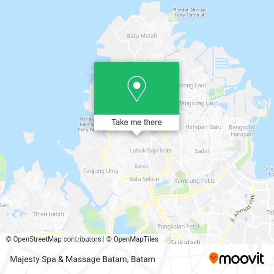 Majesty Spa & Massage Batam map