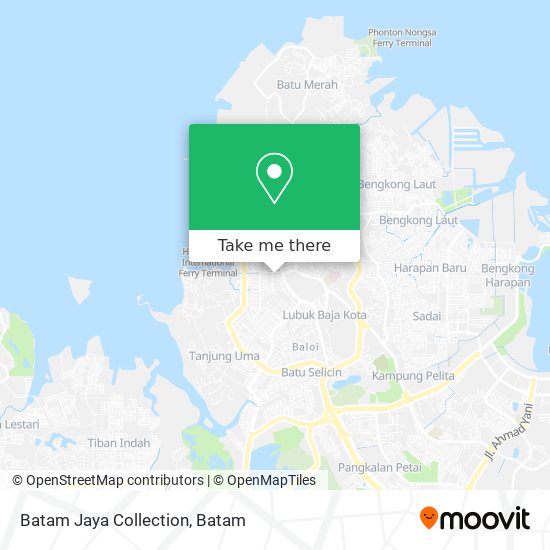 Batam Jaya Collection map