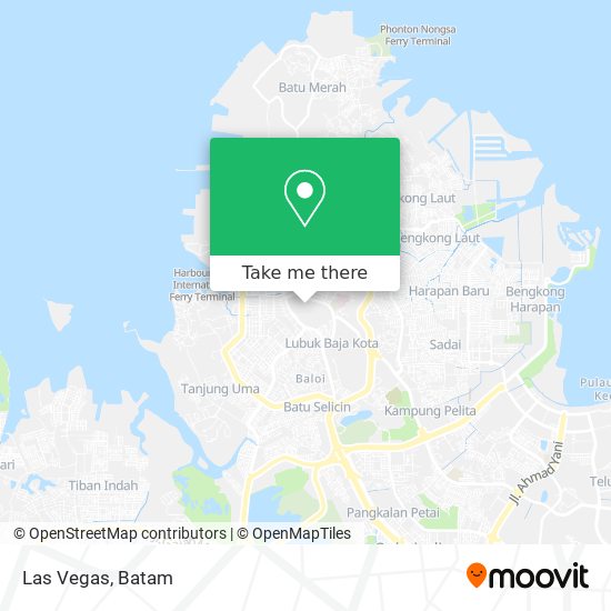 Las Vegas map