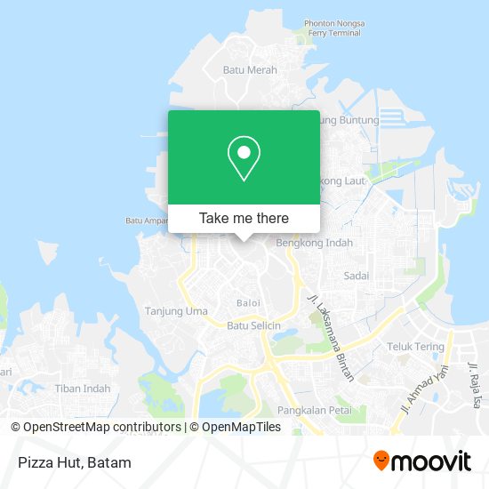 Pizza Hut map