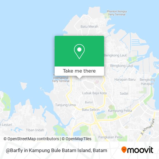 @Barfly in Kampung Bule Batam Island map