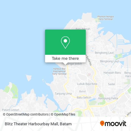 Blitz Theater Harbourbay Mall map