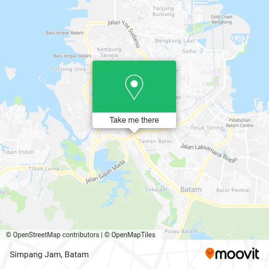 Simpang Jam map