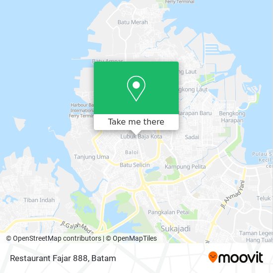 Restaurant Fajar 888 map