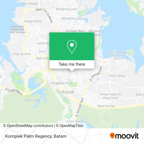 Komplek Palm Regency map