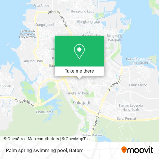 Palm spring swimming pool map