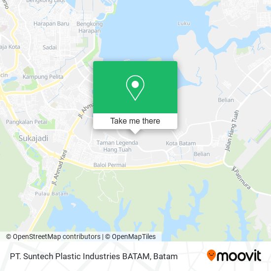 PT. Suntech Plastic Industries BATAM map