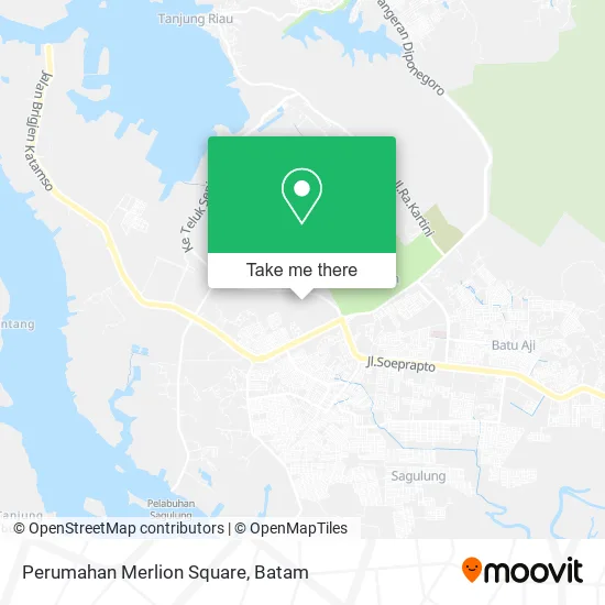 Perumahan Merlion Square map