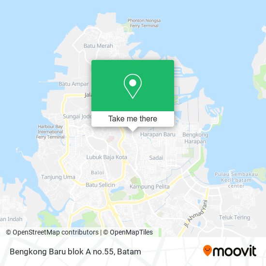 Bengkong Baru blok A no.55 map