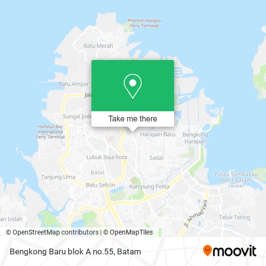 Bengkong Baru blok A no.55 map
