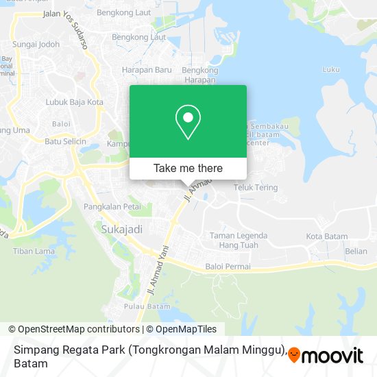 Simpang Regata Park (Tongkrongan Malam Minggu) map
