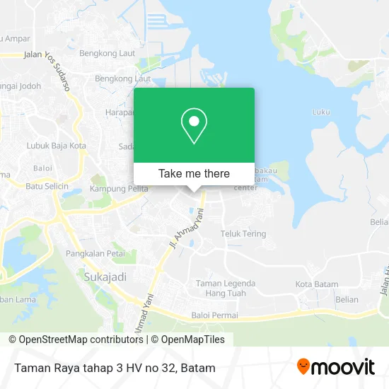 Taman Raya tahap 3 HV no 32 map