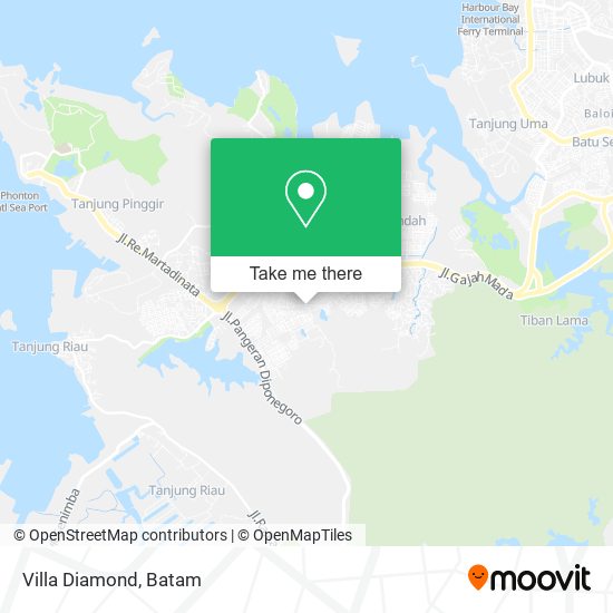 Villa Diamond map