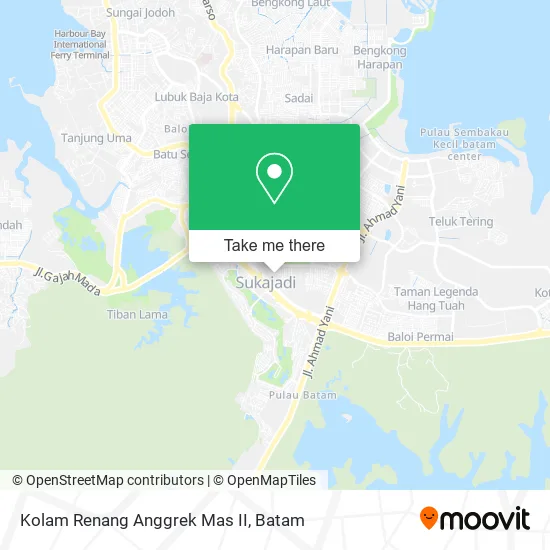 Kolam Renang Anggrek Mas II map