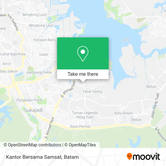 Kantor Bersama Samsat map