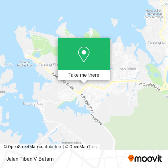 Jalan Tiban V map