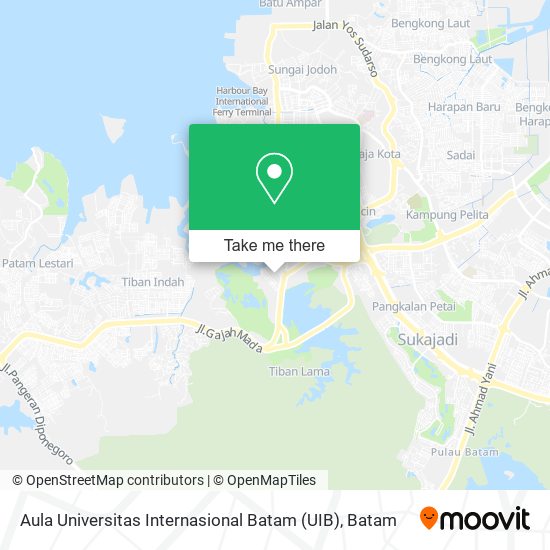 Aula Universitas Internasional Batam (UIB) map
