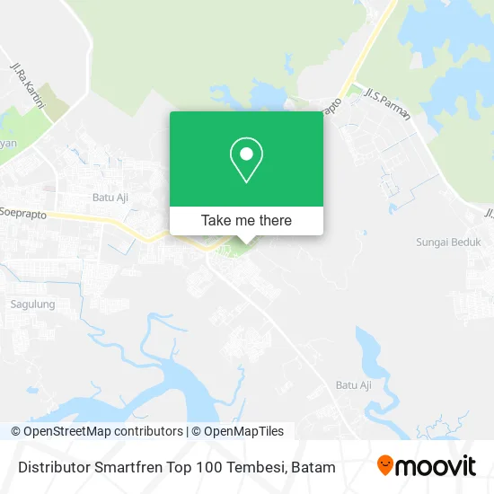 Distributor Smartfren Top 100 Tembesi map