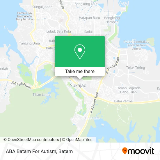 ABA Batam For Autism map